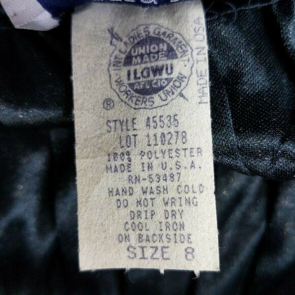 VINTAGE FUNDAMENTAL THINGS SKIRT Womens A-Line Skirt Black Gold Size 8 New - Picture 8 of 9